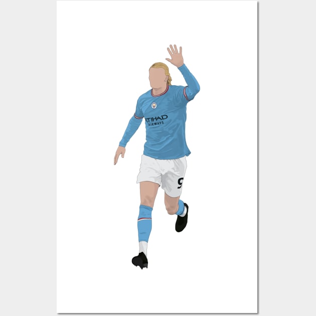 Five goals celebration Wall Art by RockyDesigns